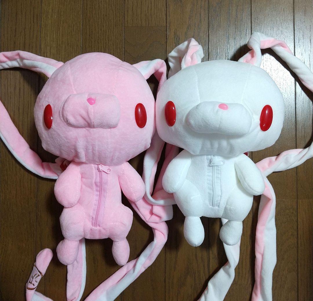 汎用うさぎ風リュック　ピンク ホワイト