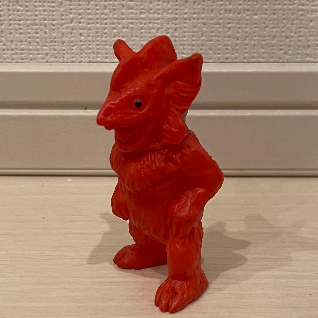 ウルトラマン イカロス星人 ソフビ ミニ 赤