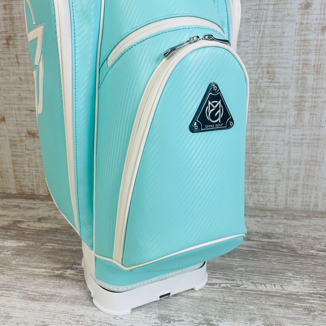 【新品】OMNIX GOLF オムニックスゴルフ キャディバッグ　ミント