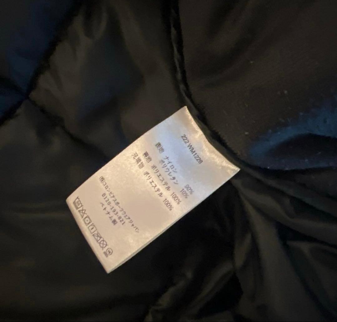 【極美品 】columbia マウンテン パーカー ダウン ブラックM