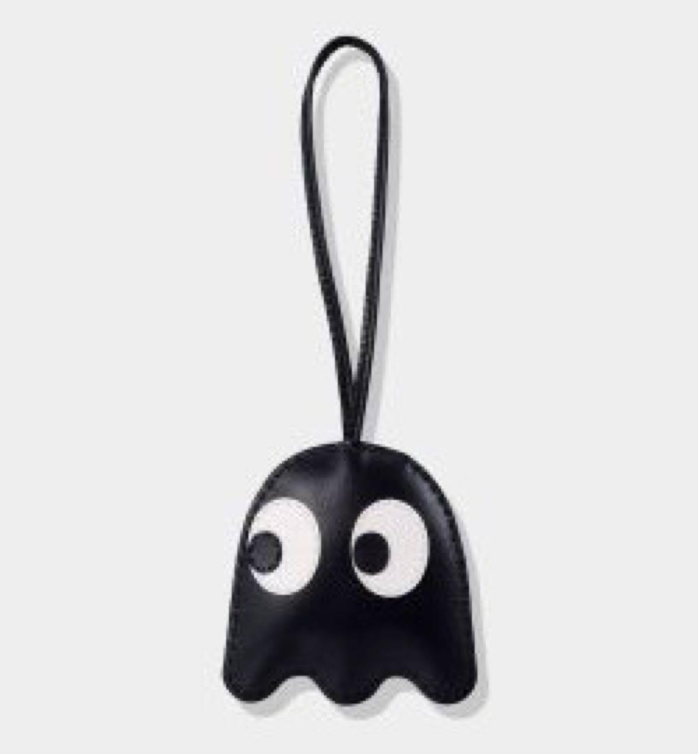 FRAGMENT PAC-MAN GHOST LeatherCharm 黒