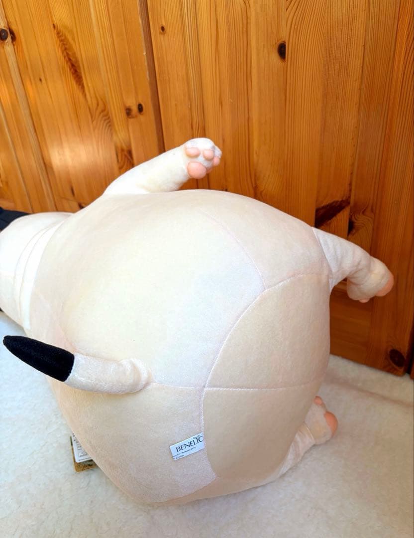 バムとケロ　ぬいぐるみ　バムちゃん　特大Lサイズ　タグ付き