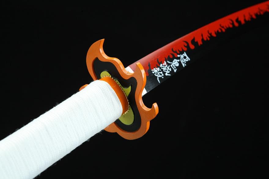 煉獄杏寿郎皮套金 日本刀 模造刀 居合