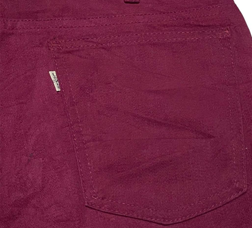 超希少 BIG E？ 70s levis 670 ベルボトム バーガンディ