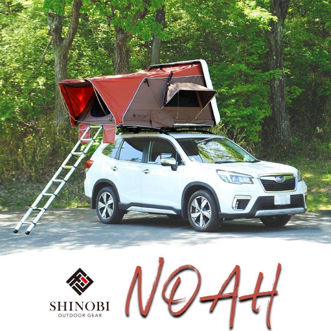 新品未使用品 SHINOBI ルーフテント ハシゴ付 テント キャンプ BBQ