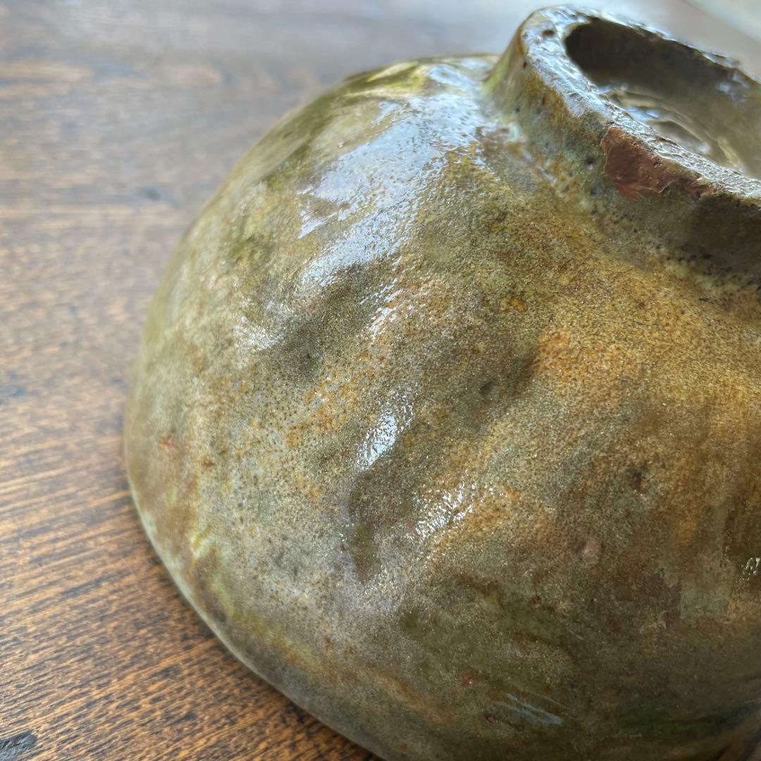 Mさま専用ページ＊飴釉窯変辰砂　茶碗　金継　抹茶茶碗　時代物＊