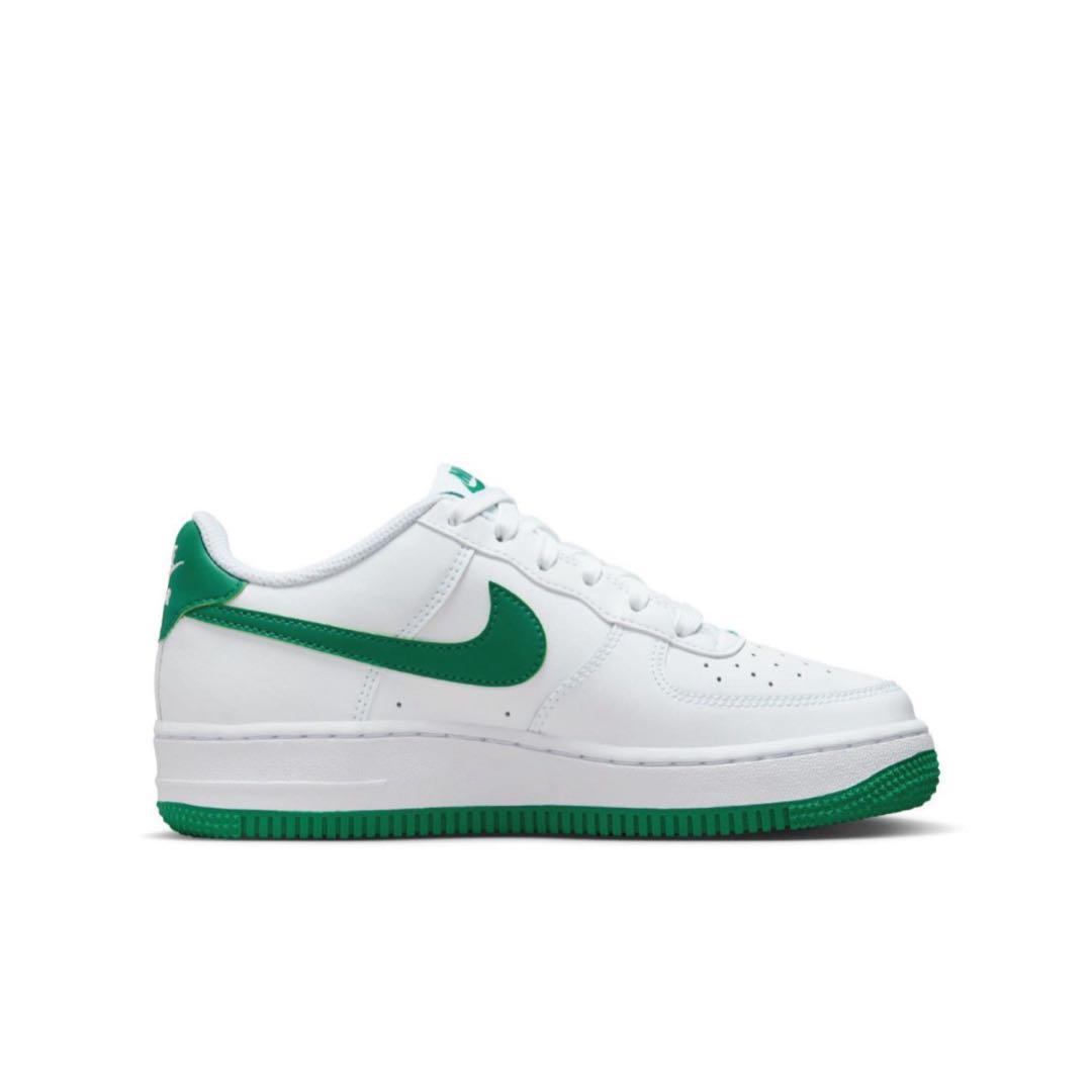 【新品25cm】NIKE｜エアフォース１GS｜ホワイト/グリーン