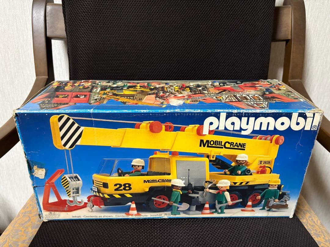 Playmobil モビルクレーン・ダンプカー・レーシングカーセットをまとめて