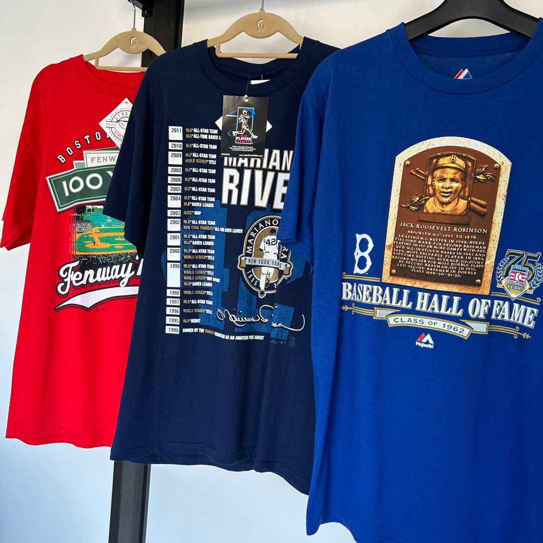 ジャッキーロビンソン マリアノリベラ Tシャツ ドジャース マジェスティック