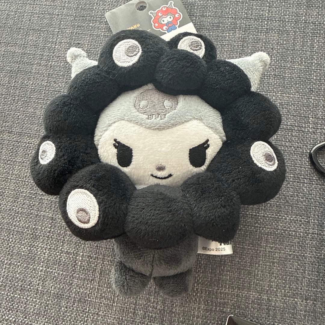 黒ミャクミャクサンリオキティクロミポムポムプリン3体セット