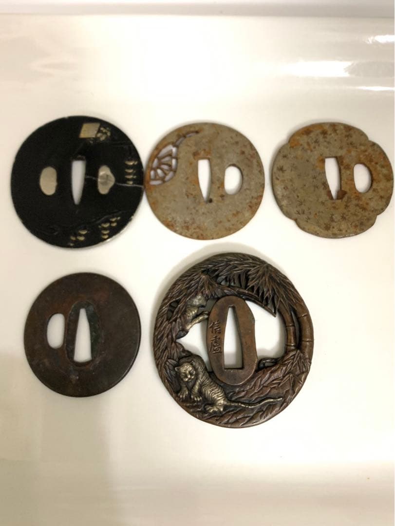 【刀の鍔】五枚組セット