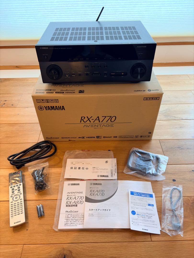 Yamaha AVアンプ RX-A770(B) [ブラック]