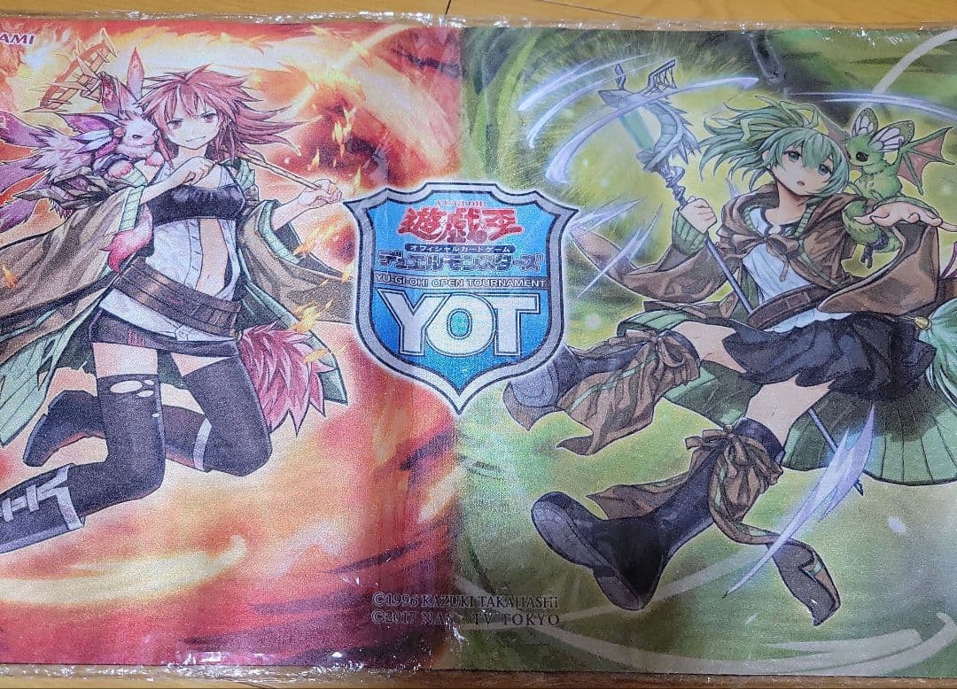 遊戯王　霊使い　ヒータ　ウィン　プレイマット　yot　アジア　asia　未開封