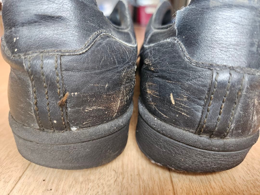 1982頃　希少　adidas official 黒 26センチ位