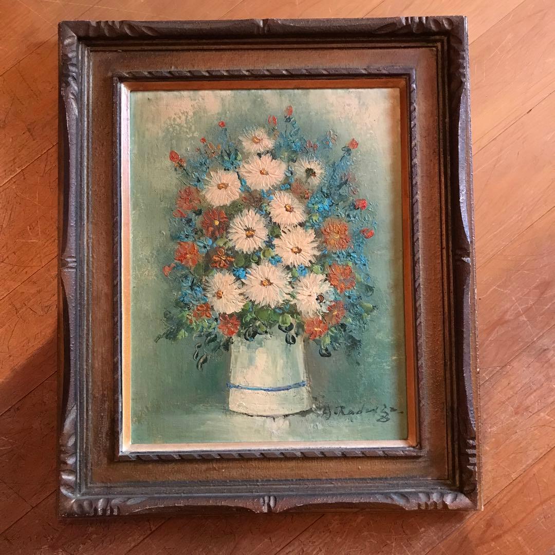 花の絵　絵画