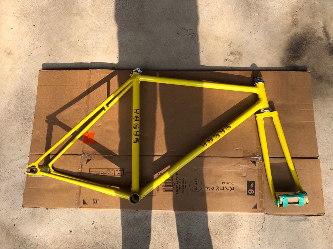 Vogue イエロー ピストフレーム 510mm