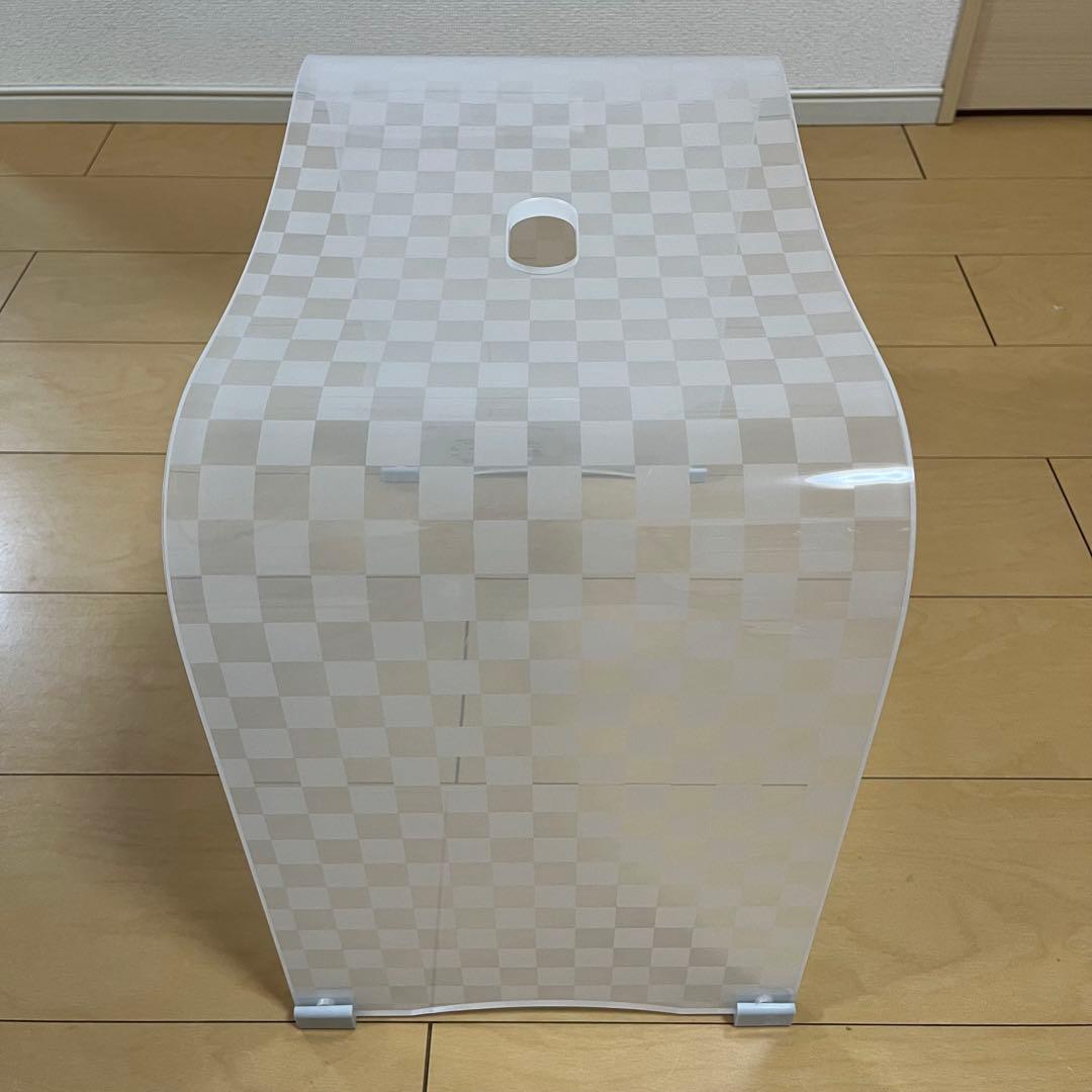 お得◎新品　アクリル　バスチェア　センコー　チェッカーL ウォッシュボール