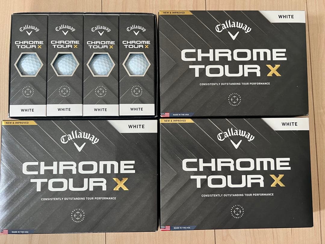 キャロウェイ ゴルフボール　CHROME TOUR X