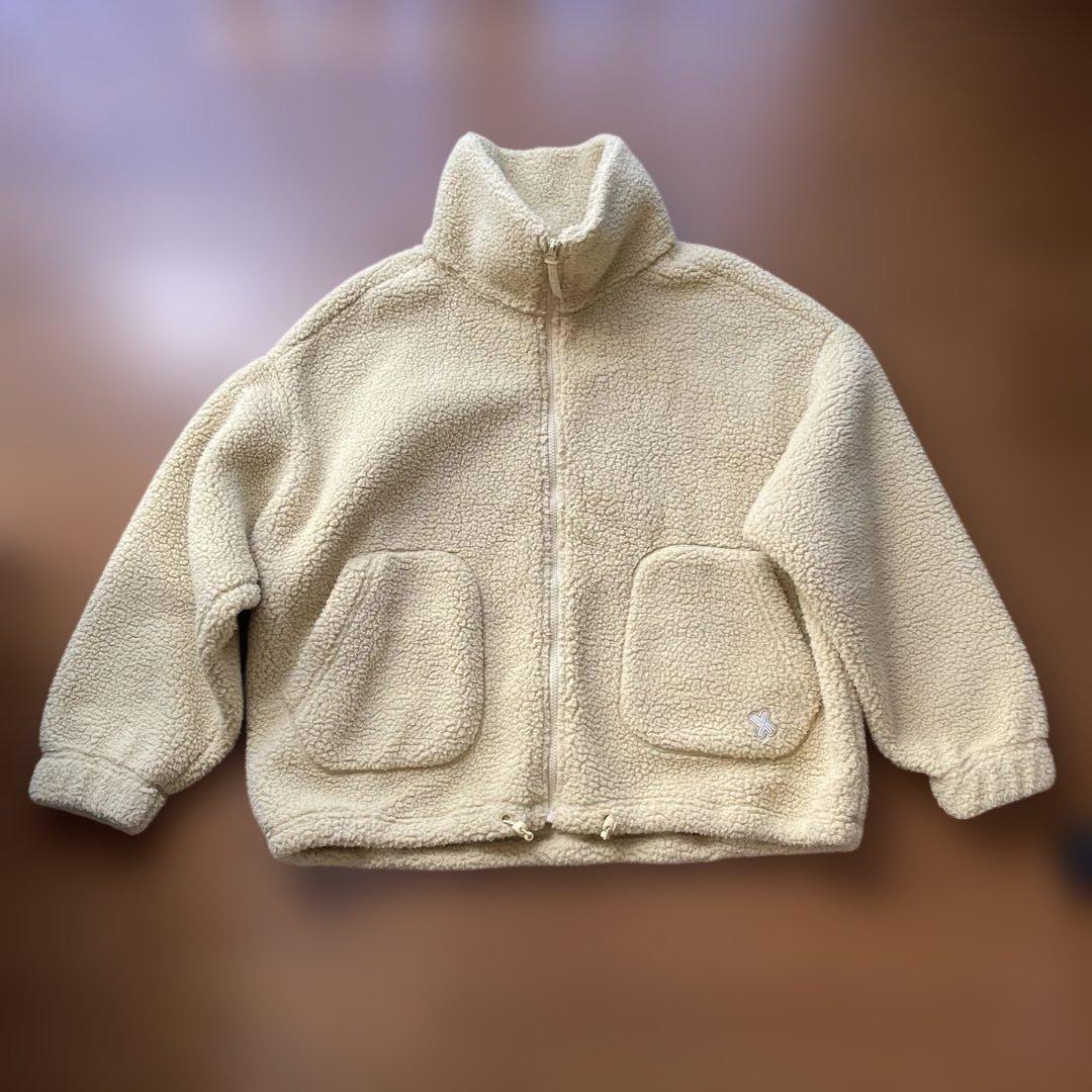 美品　XEXYMIXシェルパ ハイネックジャンパー　サイズフリー