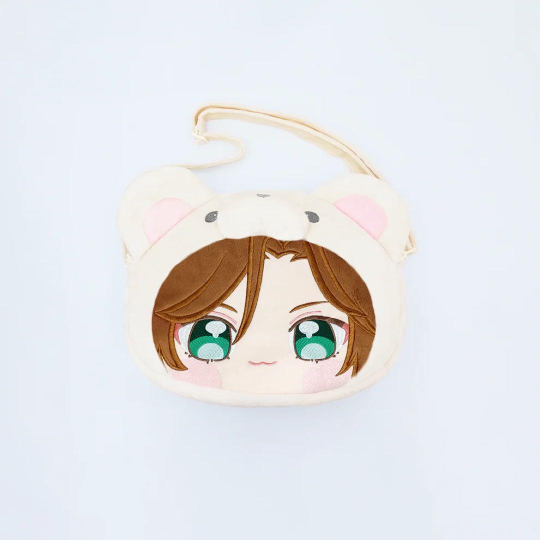 いつぬい おかおBIGショルダー 三毛縞斑