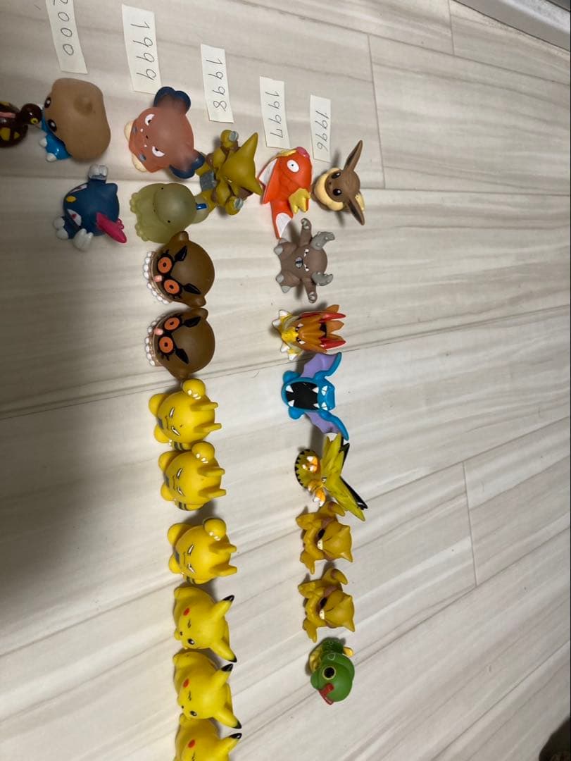 ポケモン 指人形 まとめ91体｜1996年〜2012？年 初期あり クリア14体