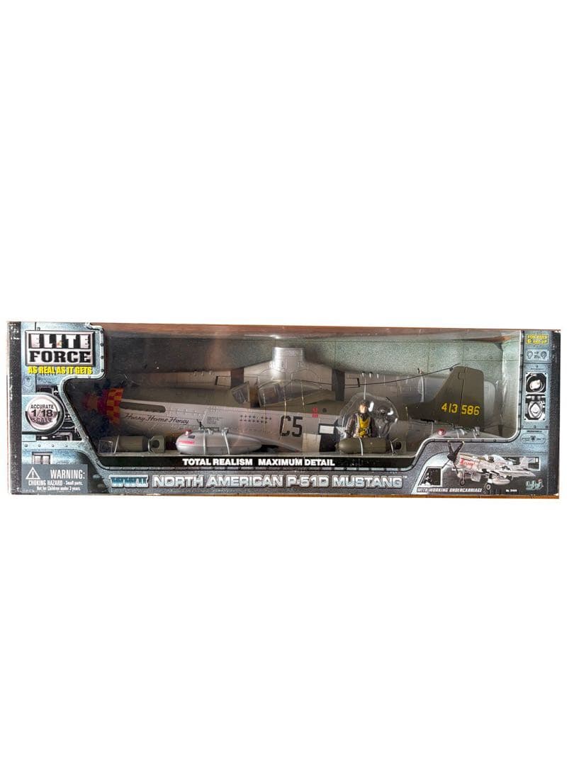 ELITE FORCE P-51 Mustang 1:18 未組立 稀少モデル