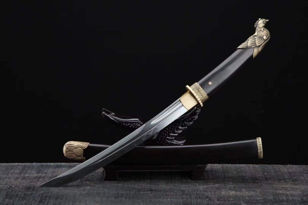 羽紋小鷹刀 古兵器 武具　刀装具　日本刀　模造刀 居合刀  肋差   短刀