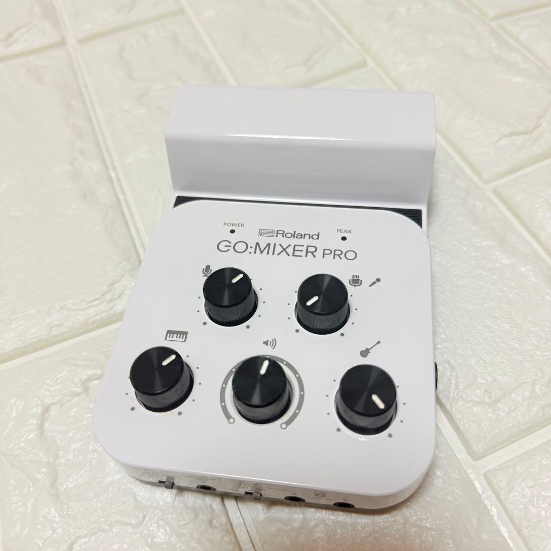 【動作OK/付属品完備】Roland GO:MIXER PRO ホワイト 配信用