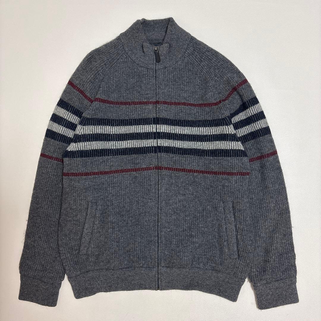 BURBERRY LONDON ウール アルパカ ドライバーズニット