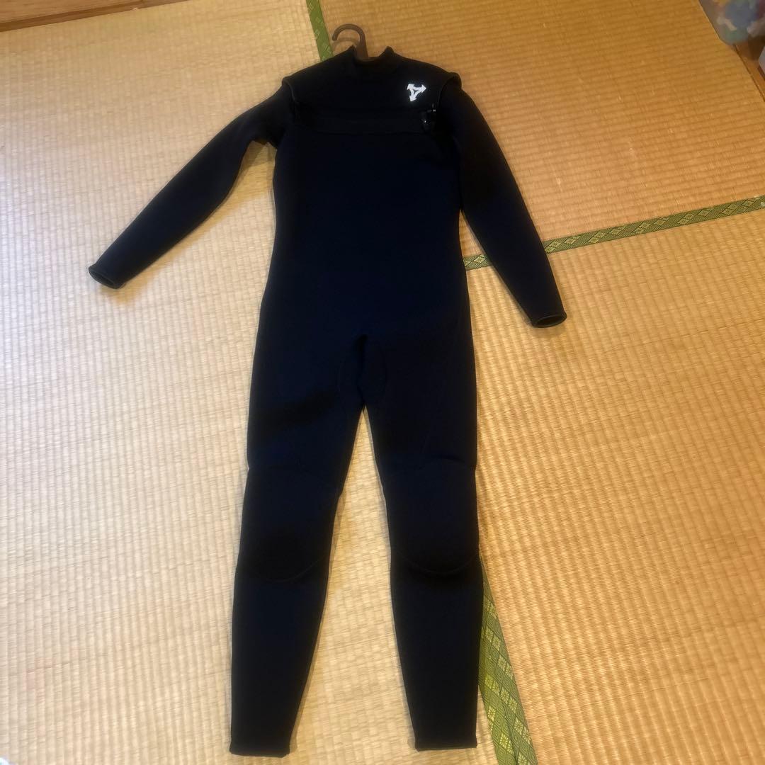 ウェットスーツ　フロントチェストジップ　Lサイズ　フルスーツ 黒