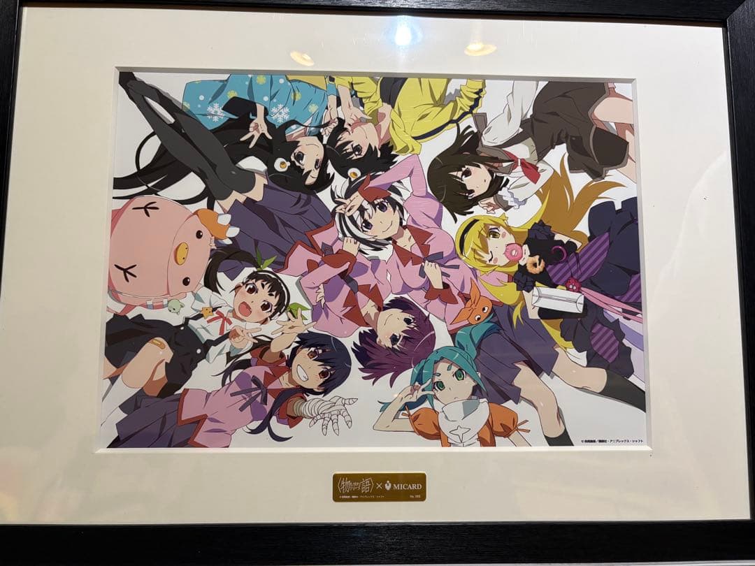 物語シリーズ【集合】 複製原画 エムアイカード　非売品