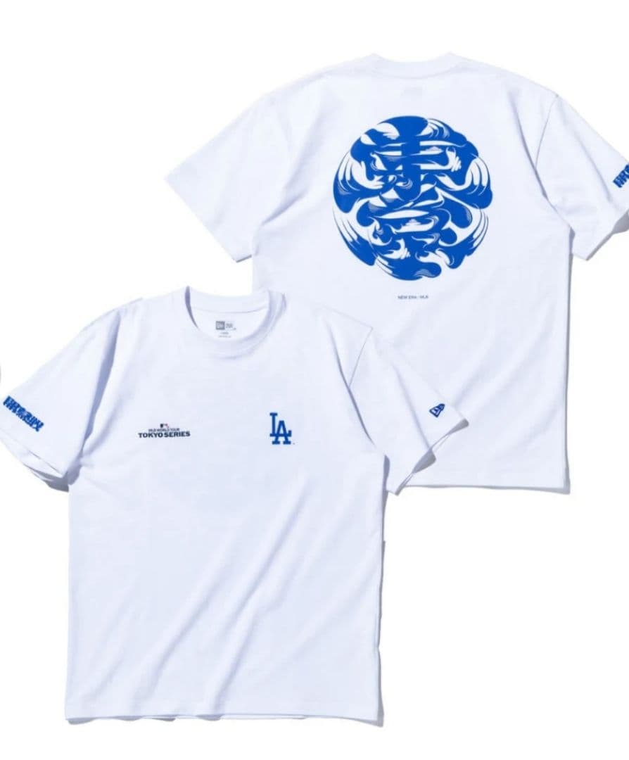 【大特価☆】MサイズMLB 東京開幕戦 Tシャツ ニューエラ 白 ドジャース