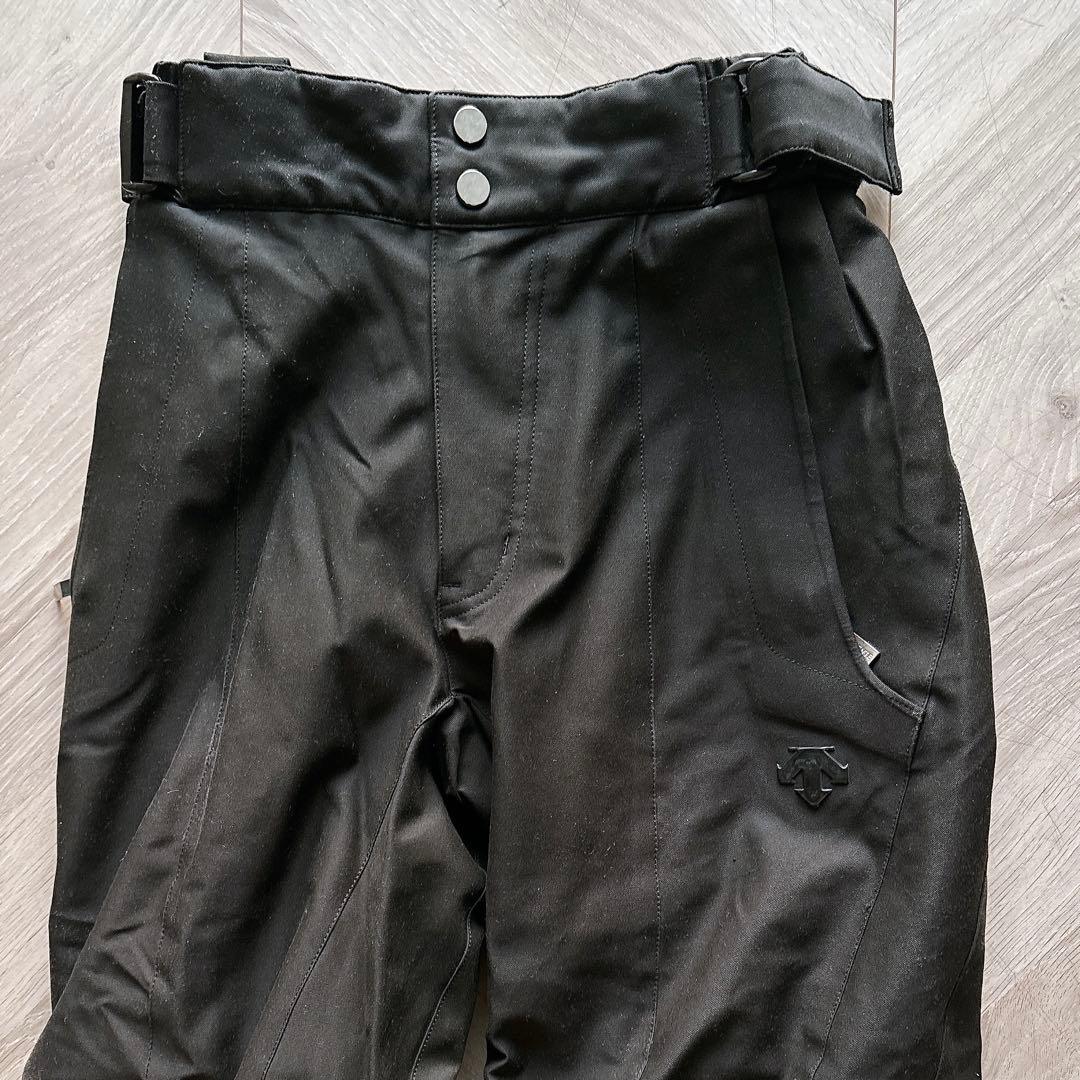 DESCENTEデサント　ビブパンツ　スノーウェア　ヒートナビ 黒　【美品】
