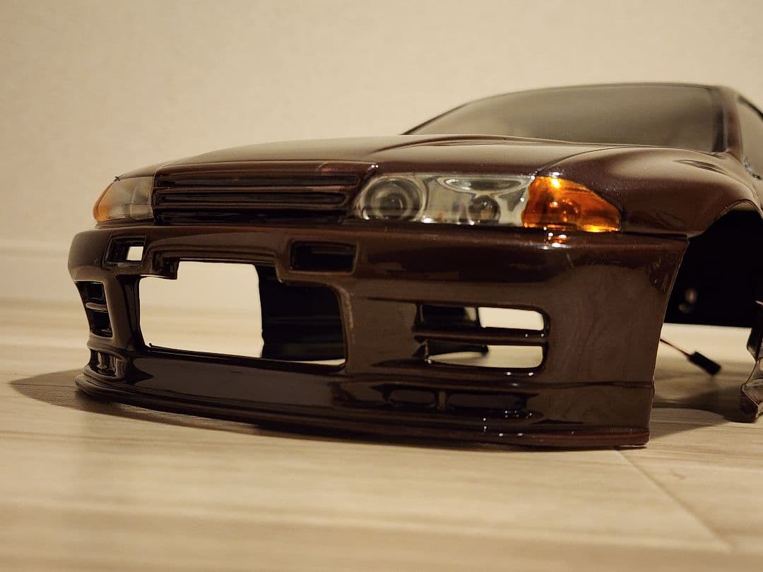 はるさん専用 GTR R32 ドリラジ ボディー 1/10 8灯LED付き
