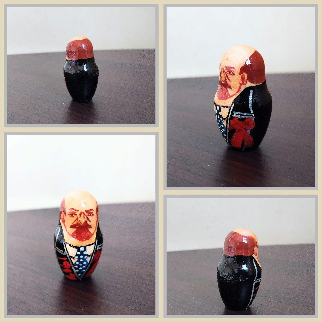 【民芸品】マトリョーシカ　ロシア人形　歴代大統領　民芸品（★美品★）