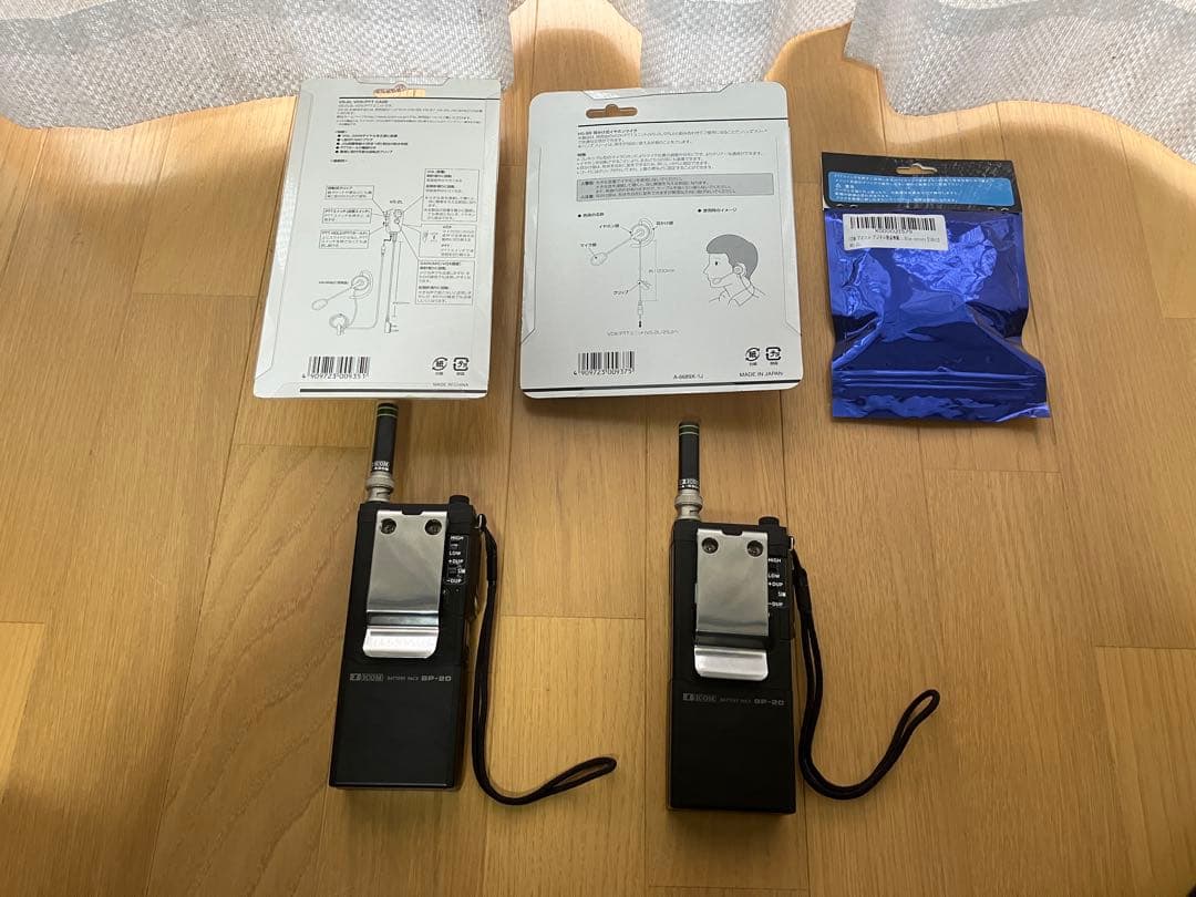 ICOM IC-μ3 トランシーバーセット 2台セット