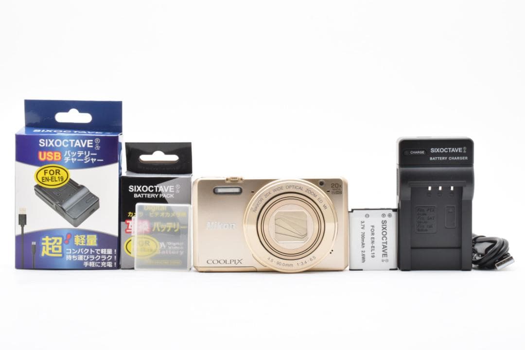 【完動品】Nikon ニコン COOLPIX S7000 クールピクス ゴールド