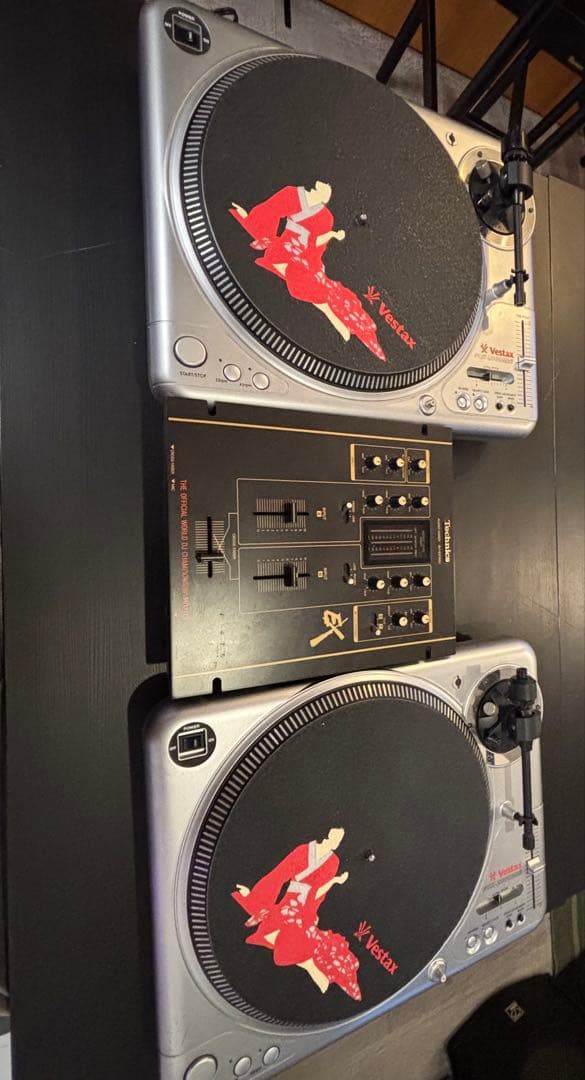 Vestax ターンテーブル 2台セット ミキサー付き