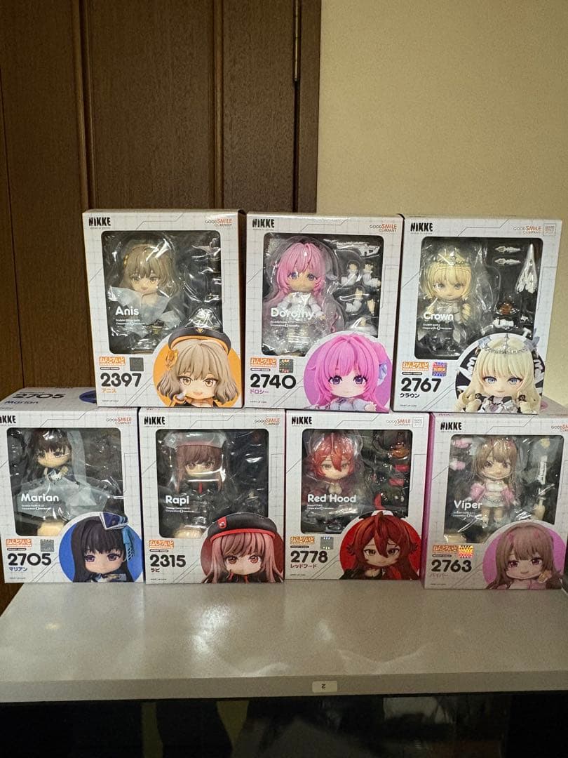 ねんどろいど 勝利の女神　NIKKE 7体セット　未開封品