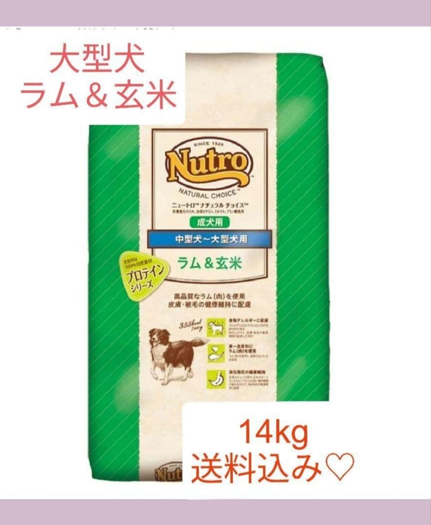 ニュートロ ナチュラル チョイス 中型～大型犬用 成犬用 ラム＆玄米お値下げ不可