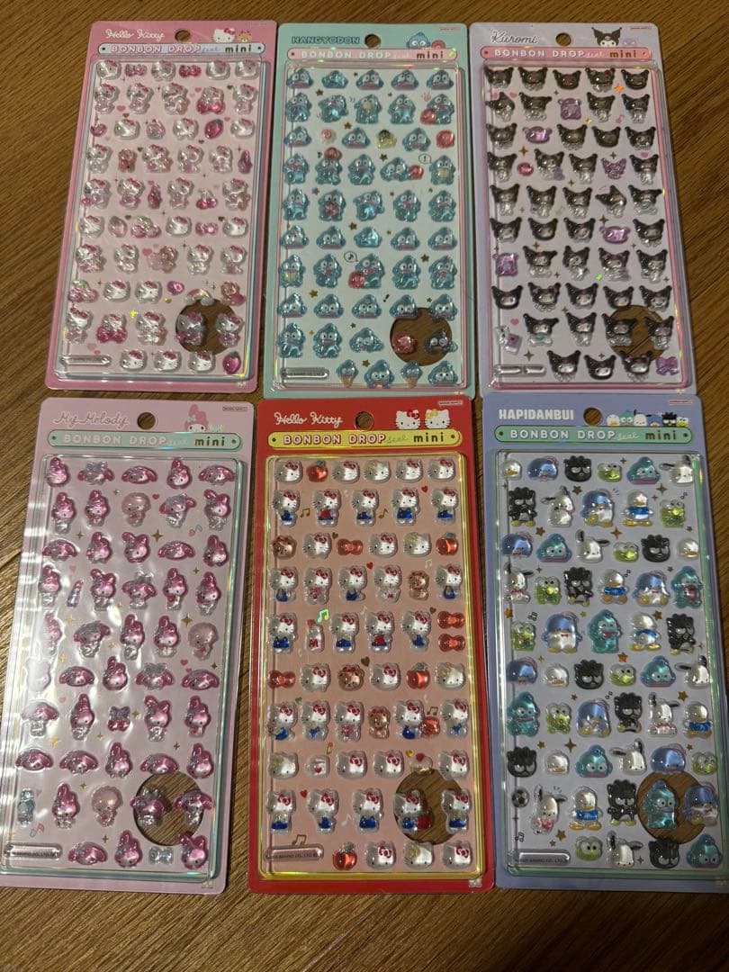 正規品 ボンボンドロップ シール サンリオ ミニ