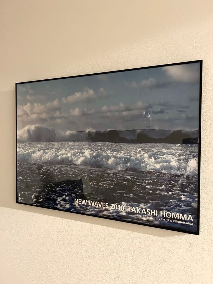 ラスト1点、ホンマタカシNEWWAVES 1223現代絵画展限定ポスター