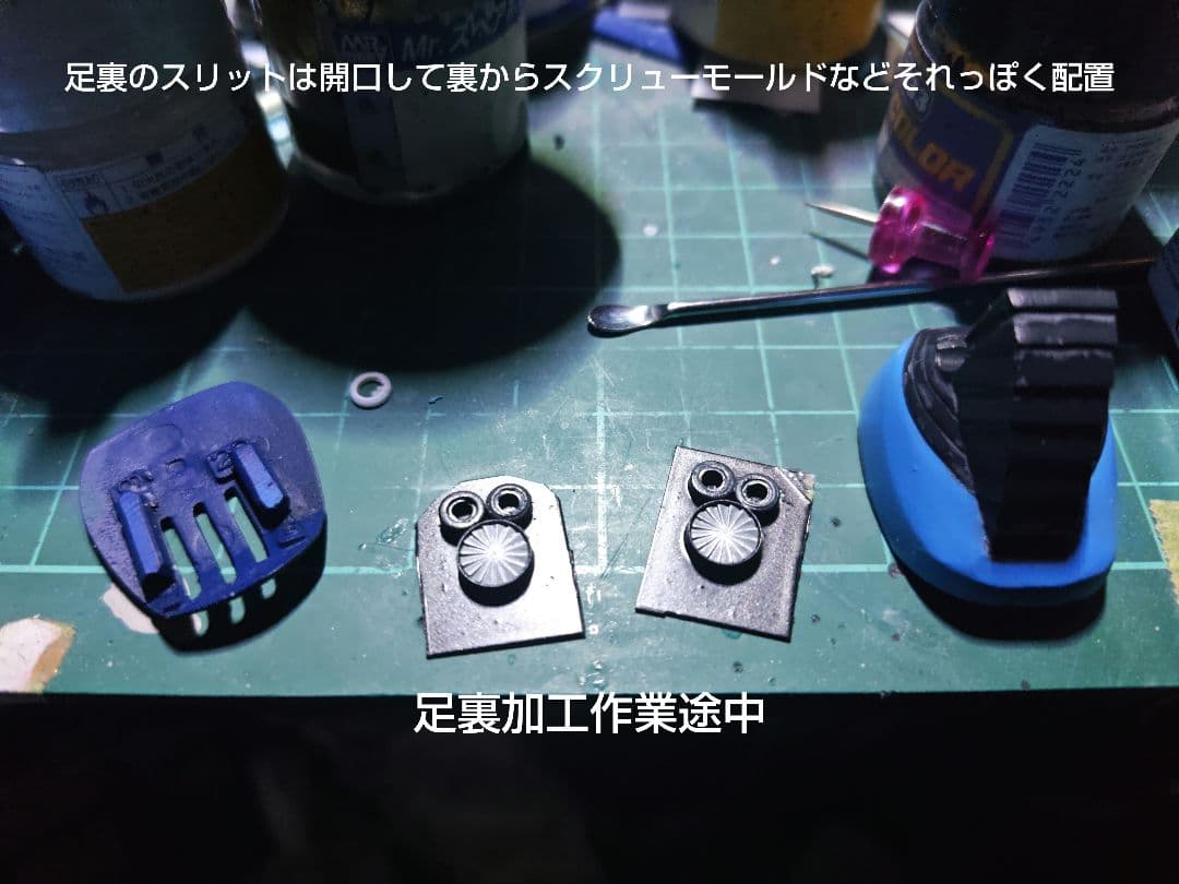 1/144 マリン・ハイザック（水中用ザク）改修　ティターンズ仕様　着色完成品