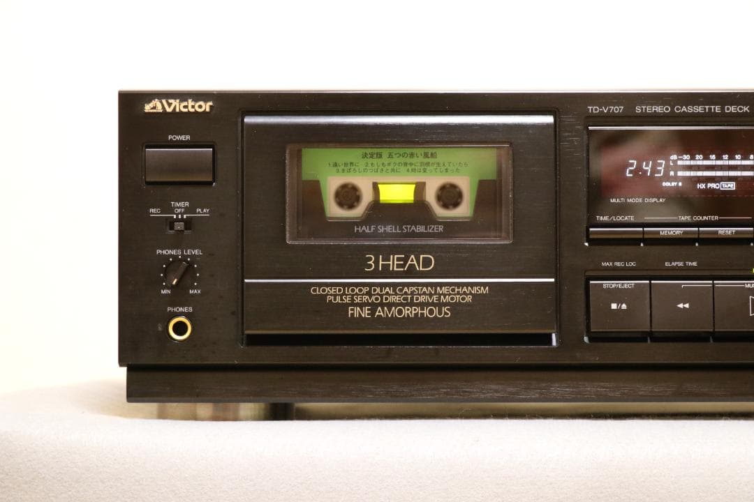 Victor TD-V707⑥カセットデッキ動作品