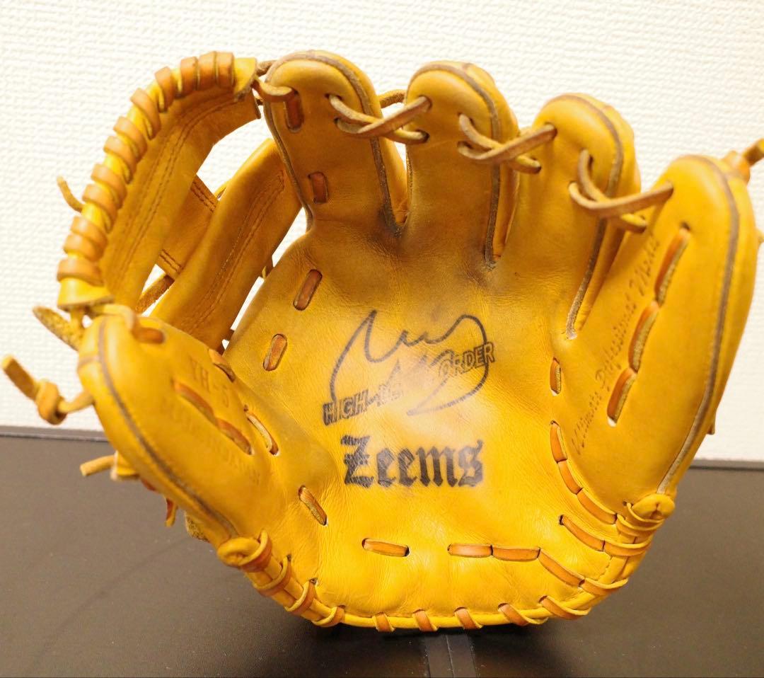 Zeems ジームス　YH-5 硬式　グローブ　Hウェブ　良型
