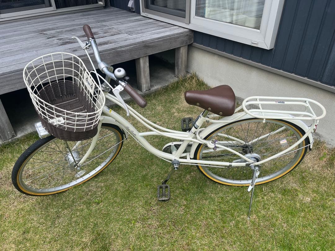 あさひ　ASAHI フェリーク Jr 24インチ　自転車　クリーム色
