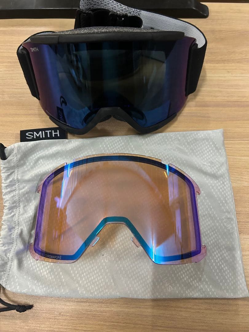 スキー・スノーボードアクセサリー SMITH SQUAD XL Black cp Everyday Blue