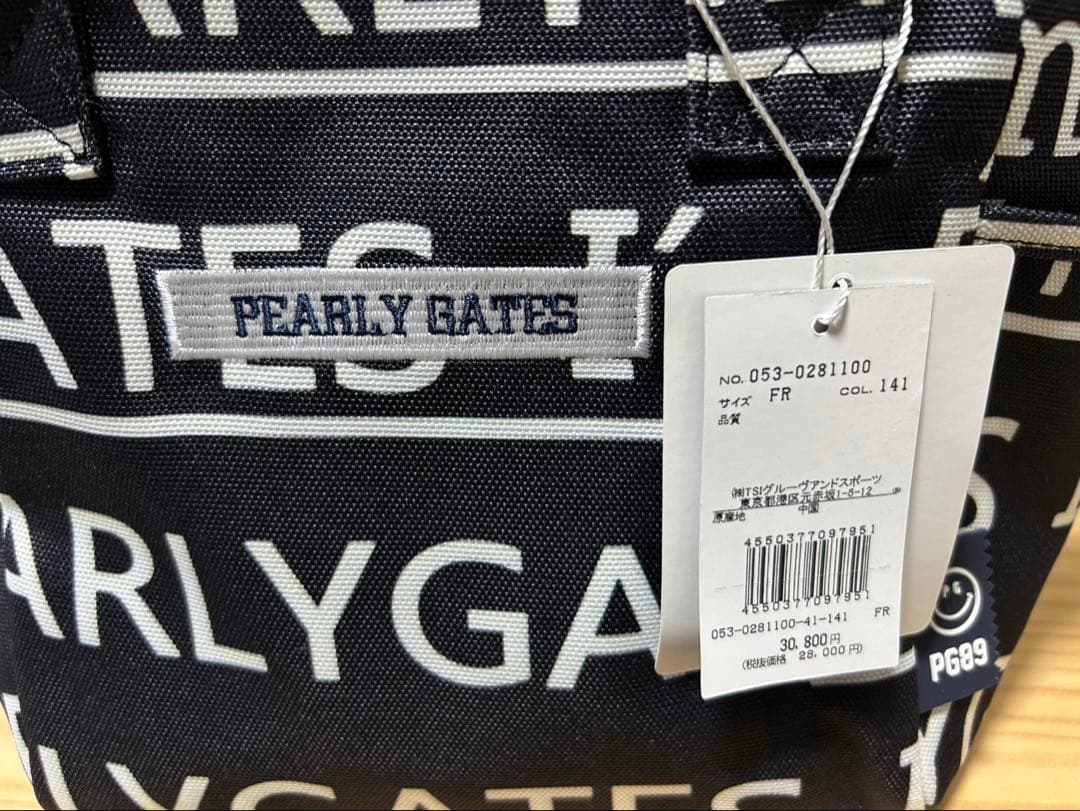 PEARLY GATES PG89 キャリーバッグ ホワイト　未使用品　タグ付