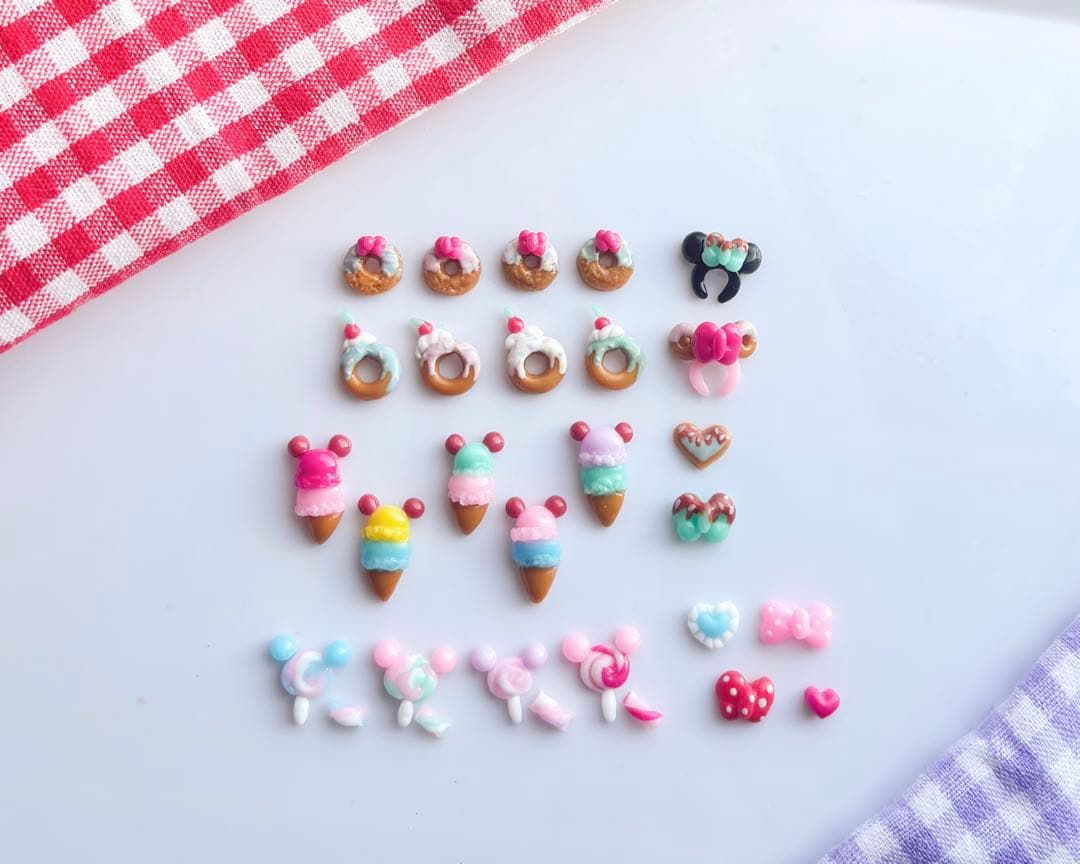 【3D ネイルパーツ】パルパルーザ ディズニー ミニー　ミッキー　カチューシャ