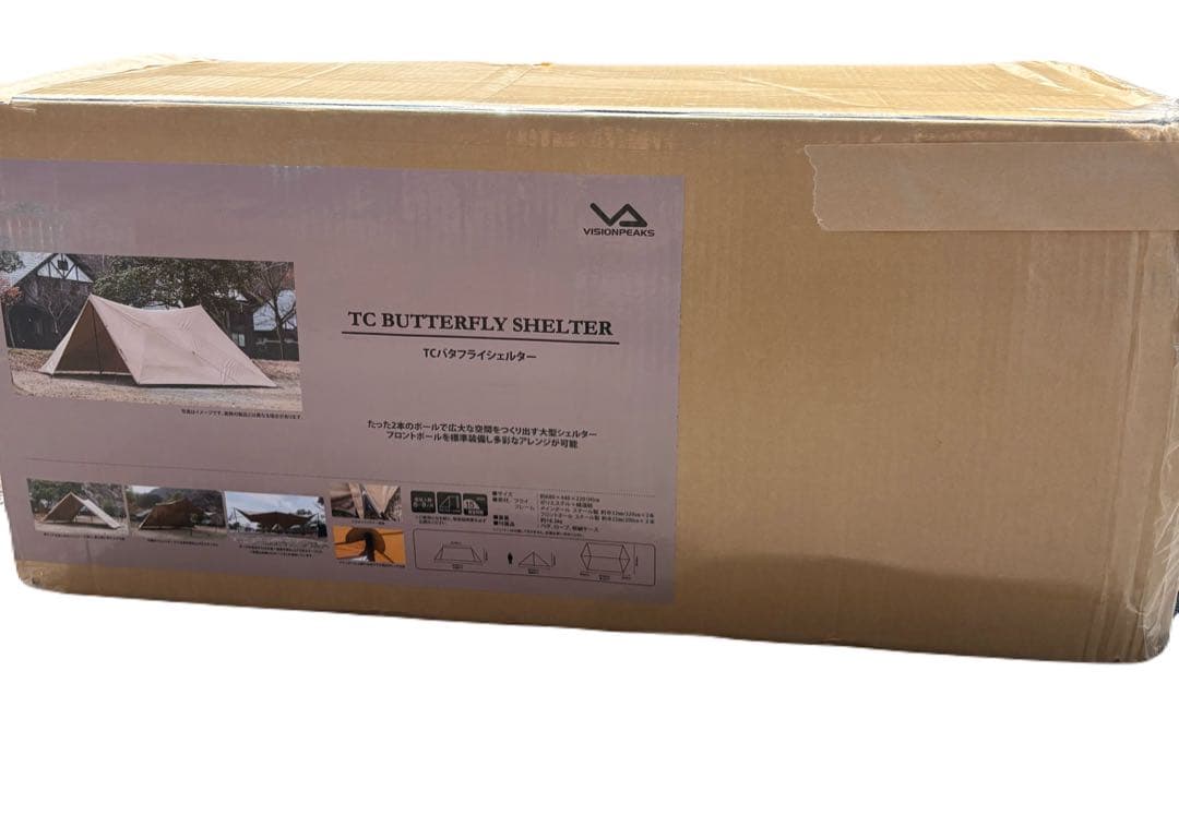 未使用品　VISION PEAKS バタフライシェルター　VP160202J01